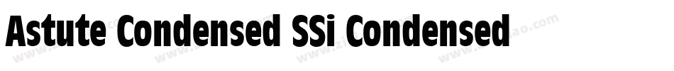 Astute Condensed SSi Condensed字体转换